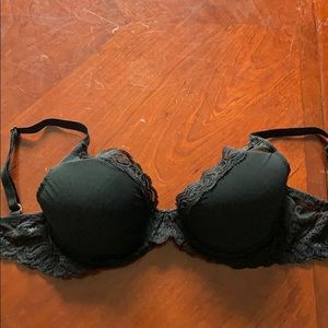 Natori black bra 34D lace